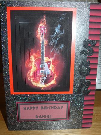 Smokin Hot Guitar Pyramid by Yvonne Benton