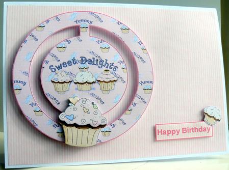 Cupcake Circle Penny Slider by Yvonne Benton