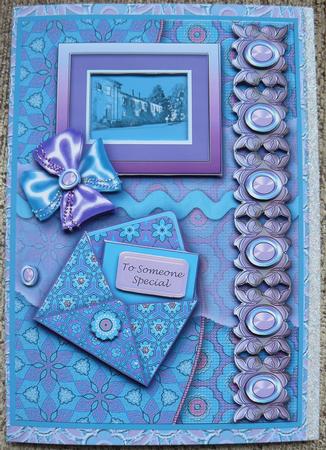 Arlington Court Blue Landscape Kit, 6 Pages, Including Decoupage Step by Step by Yvonne Benton