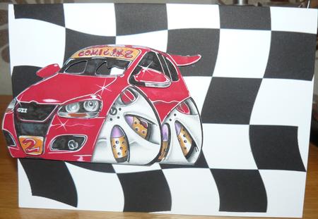 Red Super Car by Yvonne Benton