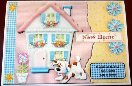 New Home with Decoupage by Yvonne Benton