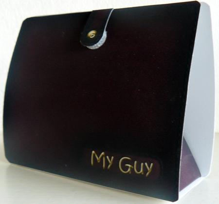 Leather Wallet Shaped Treat or Favour Box Mini Kit by Yvonne Benton