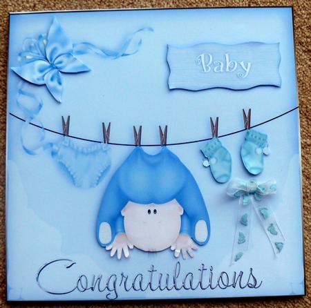 Hanging Around New Baby Boy by Yvonne Benton
