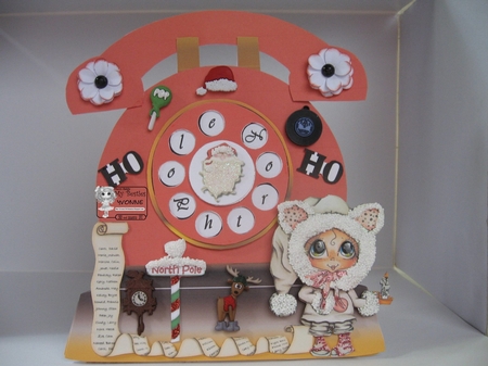 The Santa Phone - Moveable Dial Kit by Yvonne Krijgsman