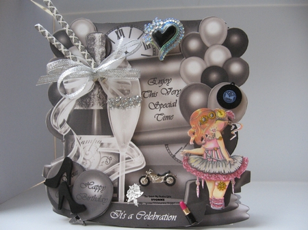 Special Year Scroll - Silver by Yvonne Krijgsman