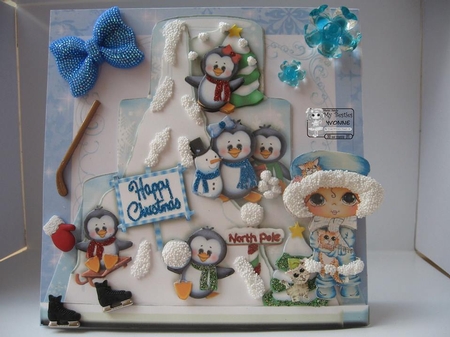 The Christmas Cake - A Frozen Winter Wonderland by Yvonne Krijgsman