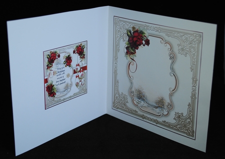 Christmas Rose with Verse Mini Page Kit by Yvonne Middleton
