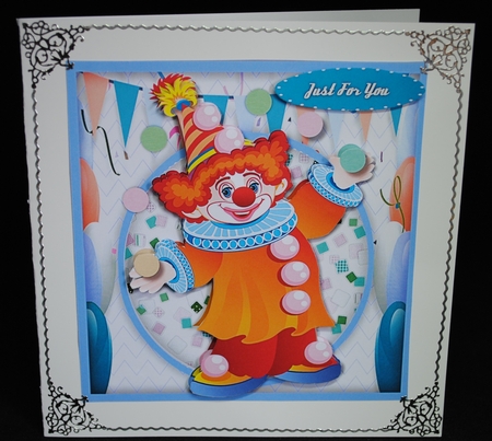 Clown With Balls by Yvonne Middleton