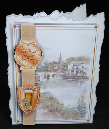 Deckle Edge - Quiet Drink by Yvonne Middleton
