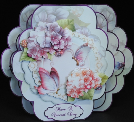 Pastel Pretty - Quick & Easy Pop-out Card Mini-Kit by Yvonne Middleton