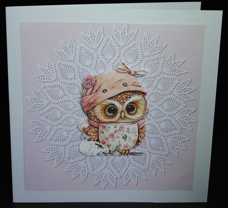 Elegance Doily Backgrounds-Candy Floss by Yvonne Middleton