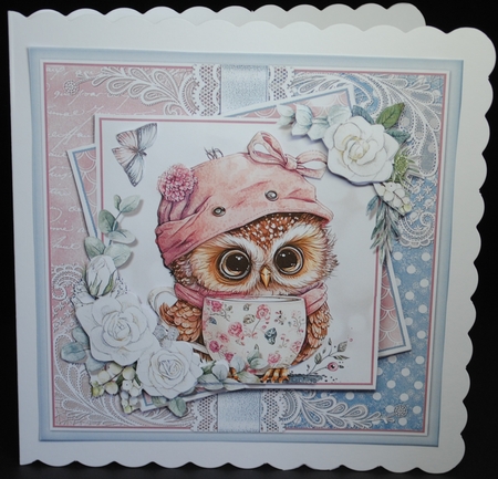 Just and Owl and her  Tea KIT: Three  by Yvonne Middleton