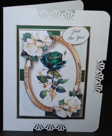Emerald Beauty & Ivory Roses Bumper Kit 1 by Yvonne Middleton
