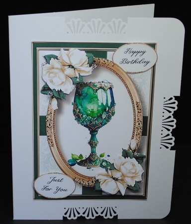 Emerald Beauty & Ivory Roses Bumper Kit 1 by Yvonne Middleton
