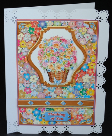 Floral Basket 1 by Yvonne Middleton
