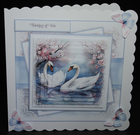 Swans in Cherry Blossom Bumper Set by Yvonne Middleton