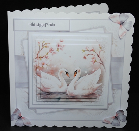 Swans in Cherry Blossom Bumper Set by Yvonne Middleton