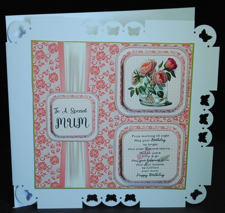 2 Panel rose vase card front 1 by Yvonne Middleton