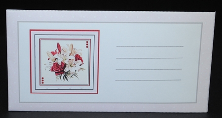 Red Roses and White Lilies by Yvonne Middleton