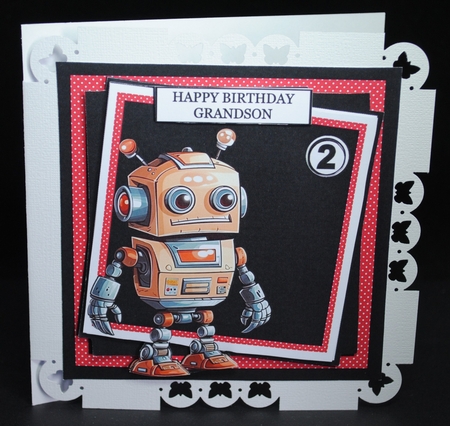 HAPPY BIRTHDAY ROBOT by Yvonne Middleton