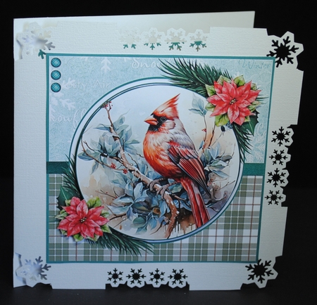 Christmas Cardinals by Yvonne Middleton