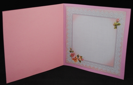 8x8 Elegant Lady with Shimmering Roses Mini Kit Insert by Yvonne Middleton