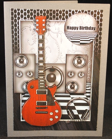 Male Card Life is Music 2 by Yvonne Middleton
