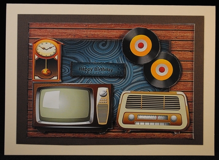 Male Card Retro by Yvonne Middleton