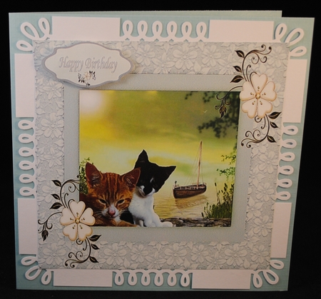 Kittens by the Riverside by Yvonne Middleton