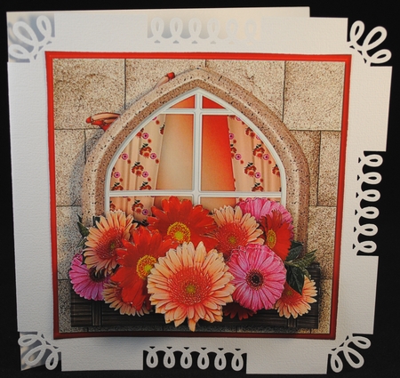 Gerberas - Windowbox Card Mini Kit by Yvonne Middleton