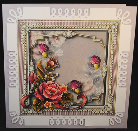 On the Wings of the Butterfly Card Topper by Yvonne Middleton