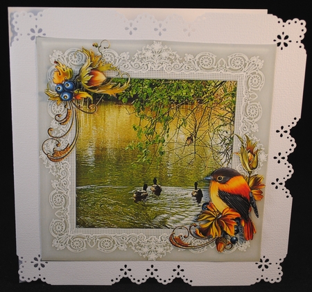 Upton Park (2) An Enchanted Garden 8 x 8 Floral Decoupage Card Sheet by Yvonne Middleton