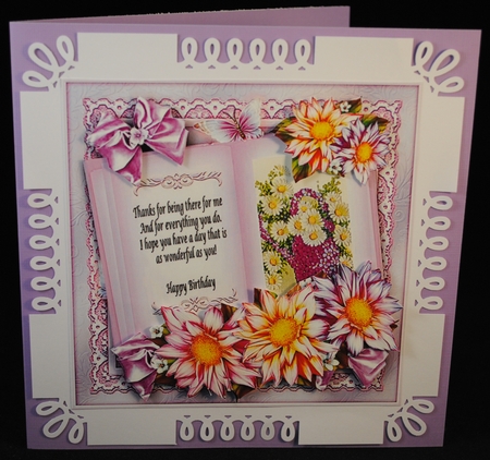 Dahlia Book Card Mini Kit by Yvonne Middleton