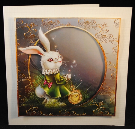White Rabbit Belated Birthday by Yvonne Middleton