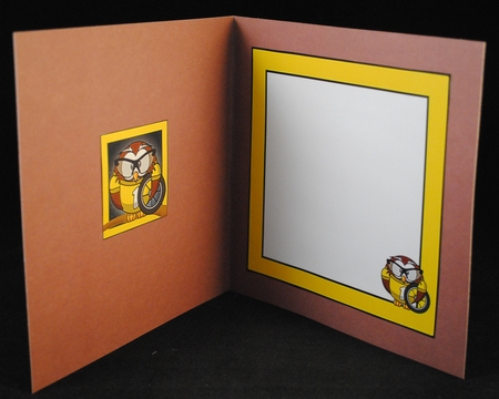The Cycling Owl by Yvonne Middleton