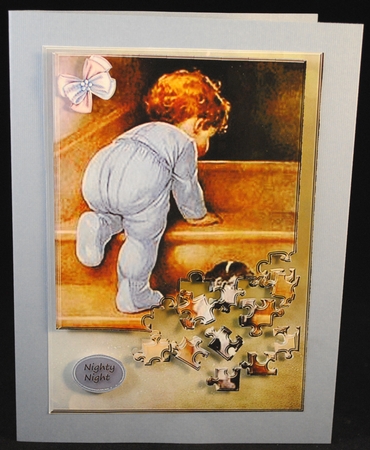 Puzzle Card 3 by Yvonne Middleton