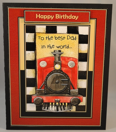 Best Dad - Steam Train by Yvonne Middleton