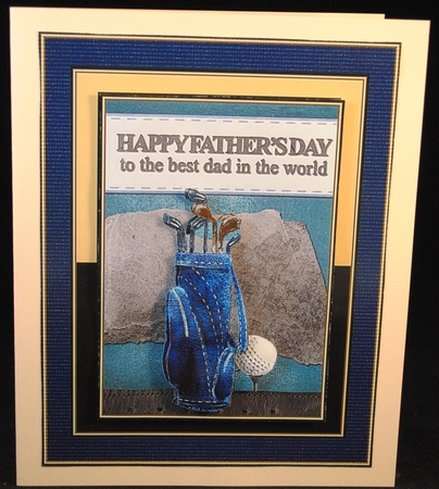 Golf - Happy Fathers Day by Yvonne Middleton