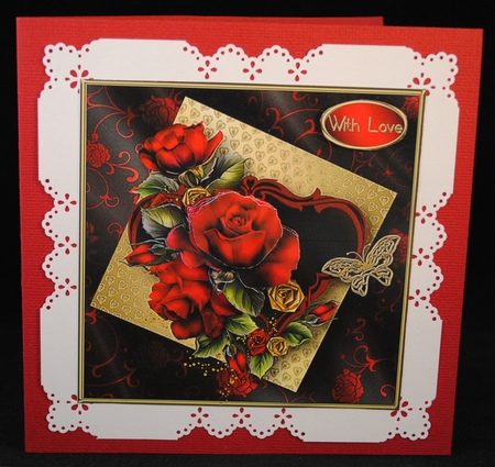 Romantic Red Roses by Yvonne Middleton