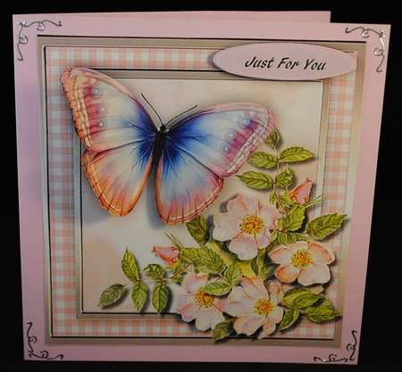 Butterfly and Blossom I by Yvonne Middleton
