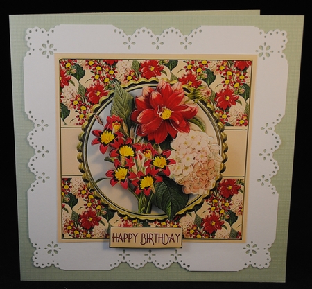 Dahlia Hydrangea & Corn Lily Mix by Yvonne Middleton