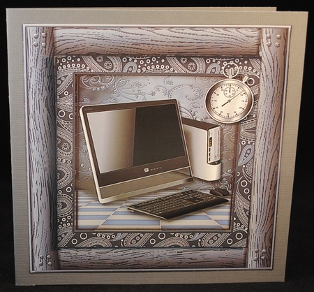 Male card Topper Office by Yvonne Middleton