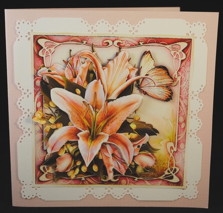 Pink Lilies Bouquet Mini Kit by Yvonne Middleton
