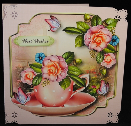 Teacup & Saucer Floral Set 2 Bumper Kit by Yvonne Middleton
