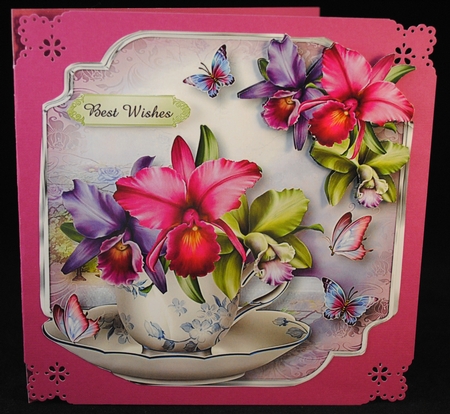 Teacup & Saucer Floral Set 2 Bumper Kit by Yvonne Middleton