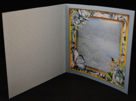 The River Butterflies Card Front Kit by Yvonne Middleton