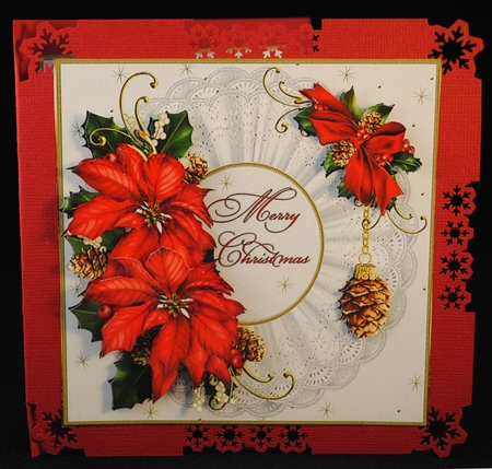 8x8 Christmas poinsettia mini kit 2 by Yvonne Middleton