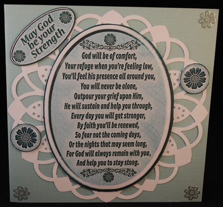 Three Christian Themed Sympathy Verse Toppers by Yvonne Middleton