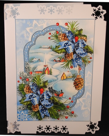 Christmas sleigh ride choice of scenes mini kit by Yvonne Middleton