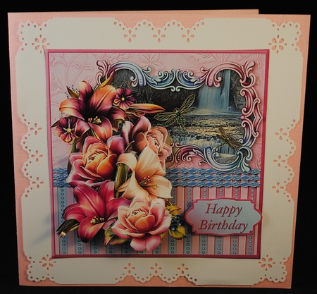 By the Waterfall Decoupage Card Mini Kit by Yvonne Middleton